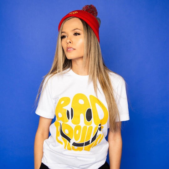 Essentials Smiley Tee - Premium T-Shirt from Bad Product - Just $25! Shop now at Bad Product