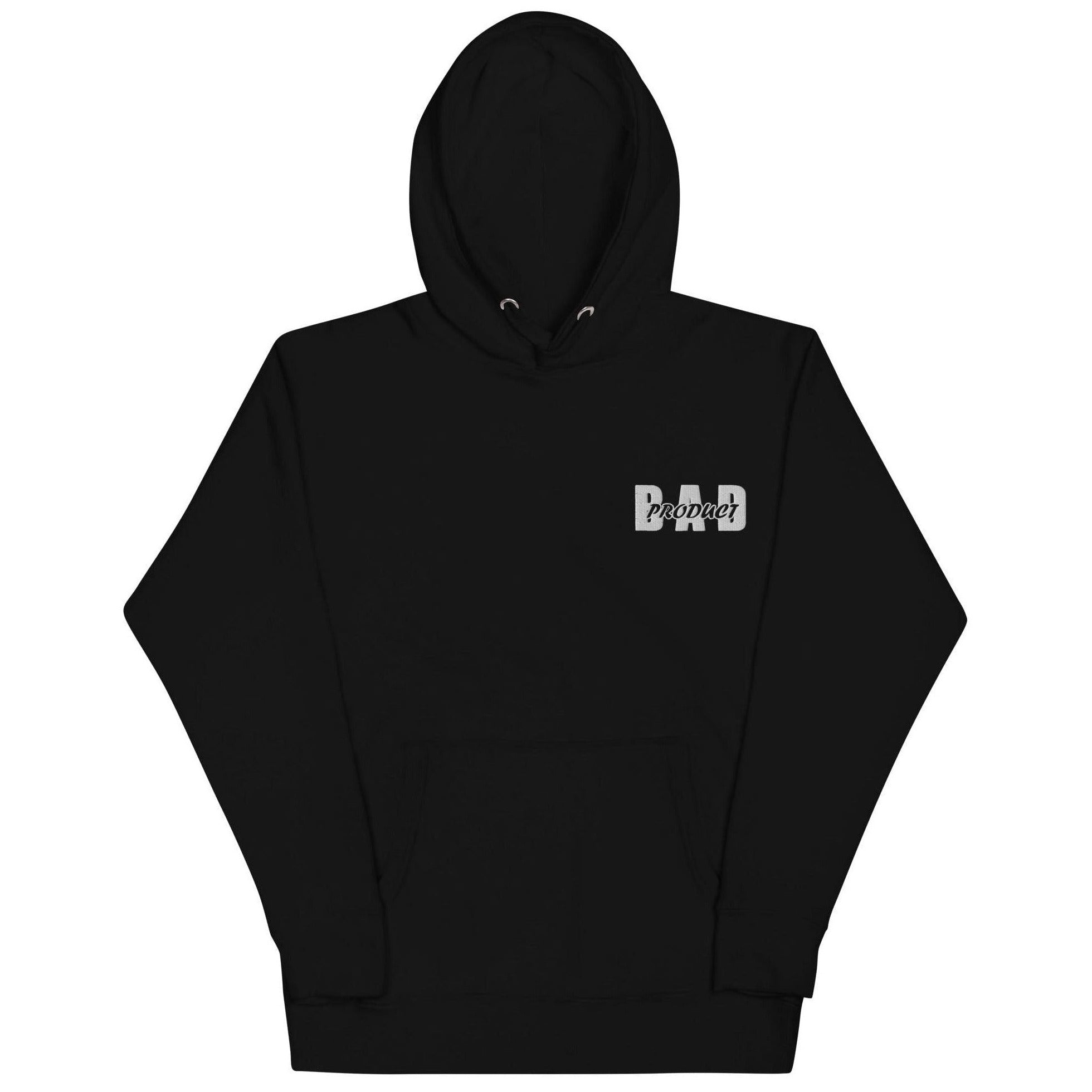White Bold Bad Hoodie - Premium Hoodies from Bad Product  - Just $40! Shop now at Bad Product 