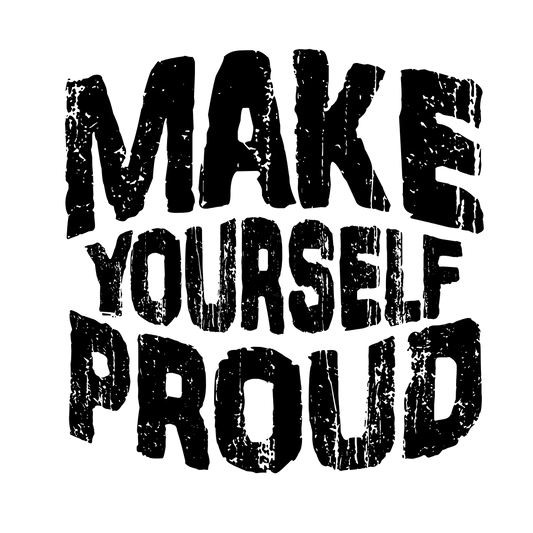 Make Yourself Proud: A Graphic Tee That Will Inspire You to Achieve Greatness - Bad Product