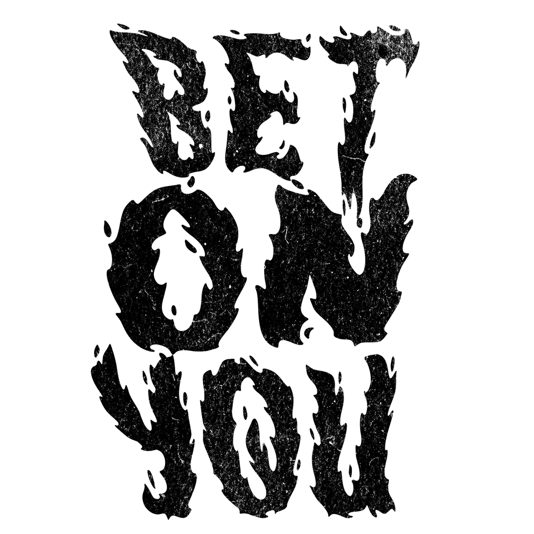 Motivational Graphic Tees: Bet On You Tee Available Now! - Bad Product