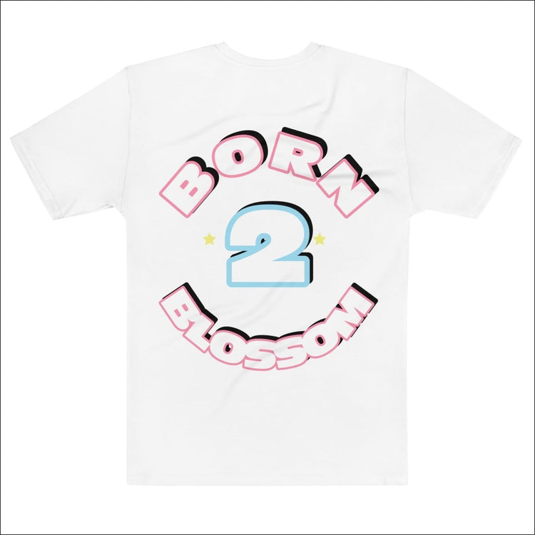 Born 2 Blossom Tee - Premium T-Shirt from Bad Product - Just $28.80! Shop now at Bad Product 