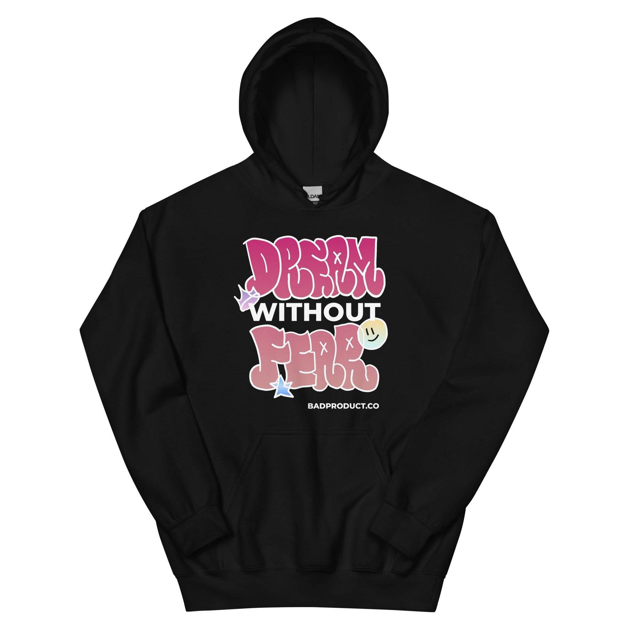 Dream Without Fear Hoodie - Black / S