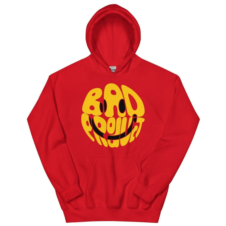 Essentials Smiley Hoodie - Red / S