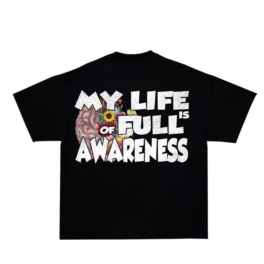 Full of Awareness Tee - Black / S - T-Shirt