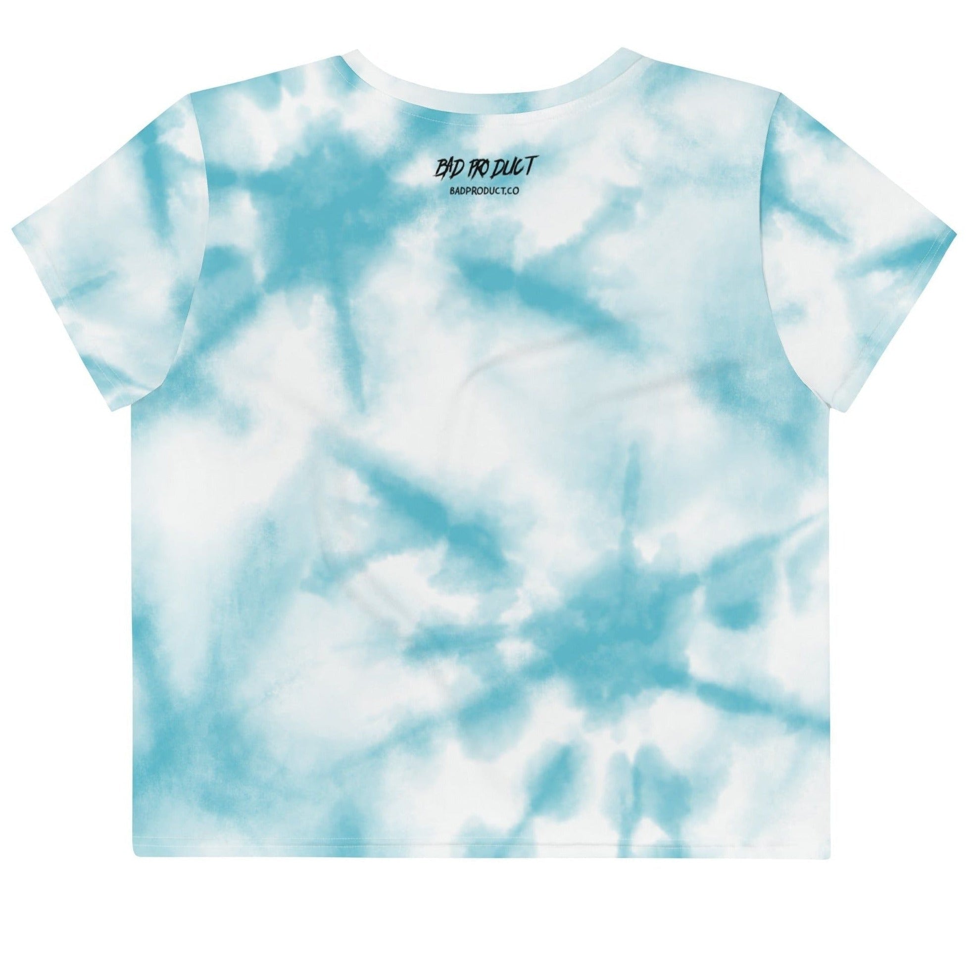 Good Riddance Crop Blue - Premium Crop Top from Bad Product - Just $24! Shop now at Bad Product 