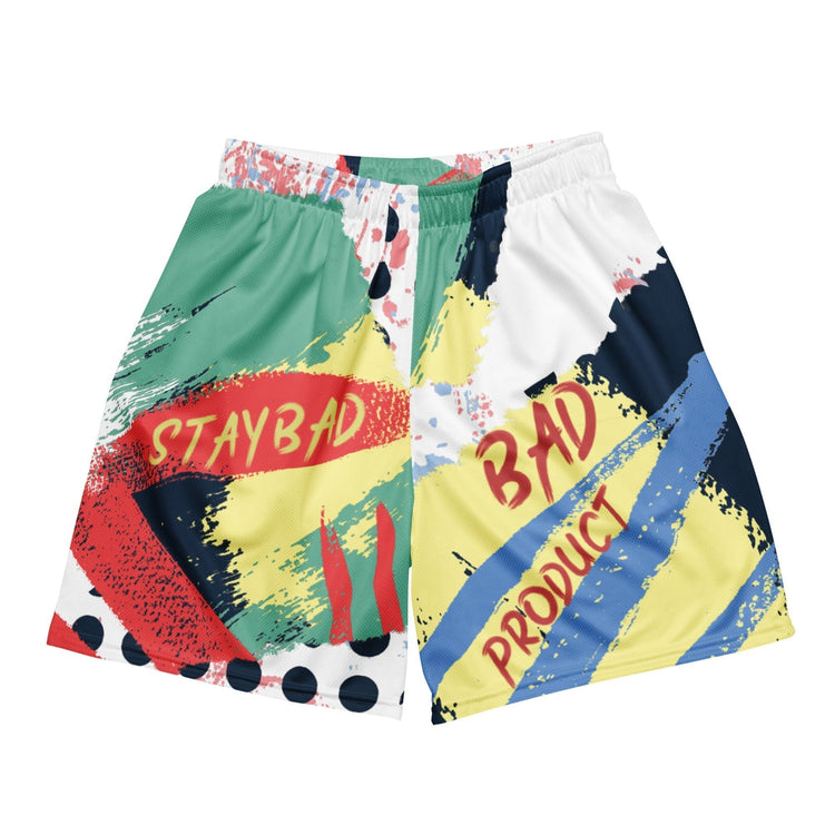 Graffiti Mesh Shorts - Premium Shorts from Bad Product - Just $32! Shop now at Bad Product 