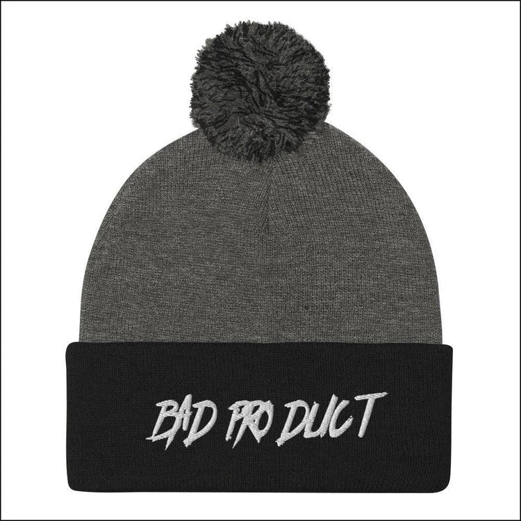 Original Pom Beanie - Dark Heather Grey/ Black