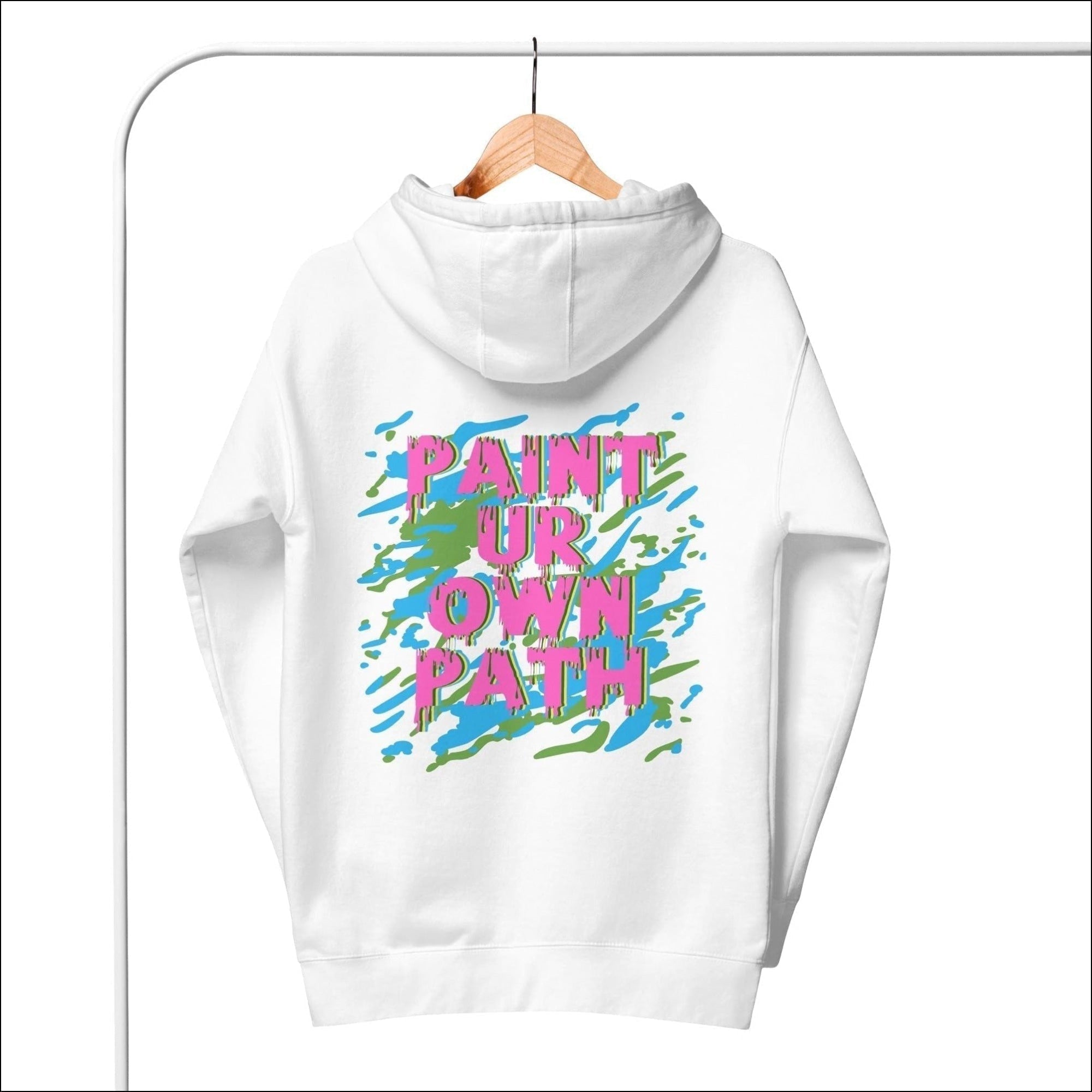 Paint Ur Own Path Hoodie - Premium Hoodie from Bad Product - Just $48! Shop now at Bad Product 