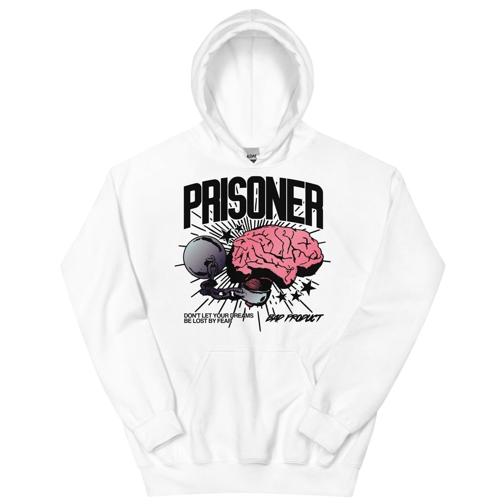 Prisoner Hoodie - White / S