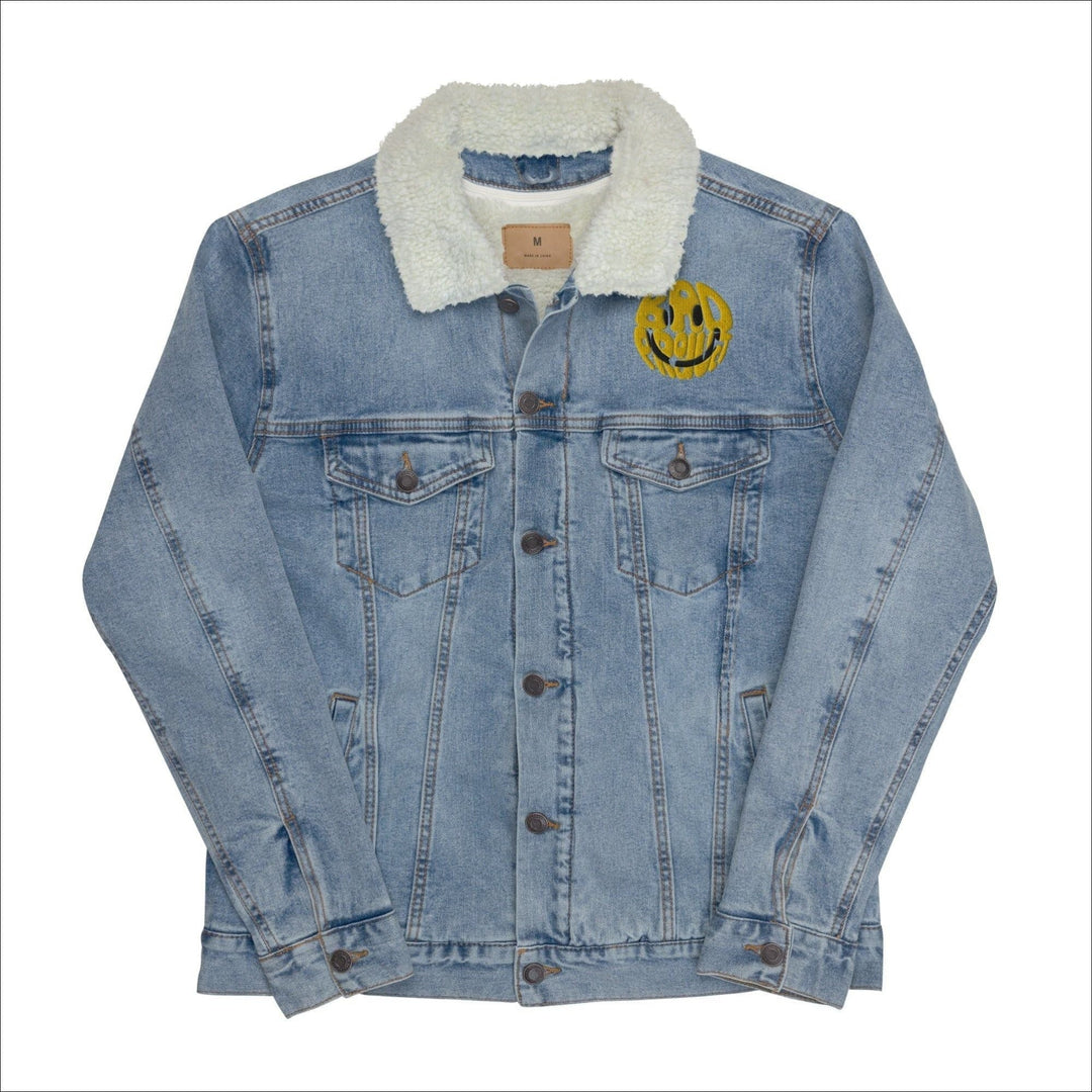 Smiley Denim Jacket - Premium Jacket from Bad Product - Just $63.60! Shop now at Bad Product 