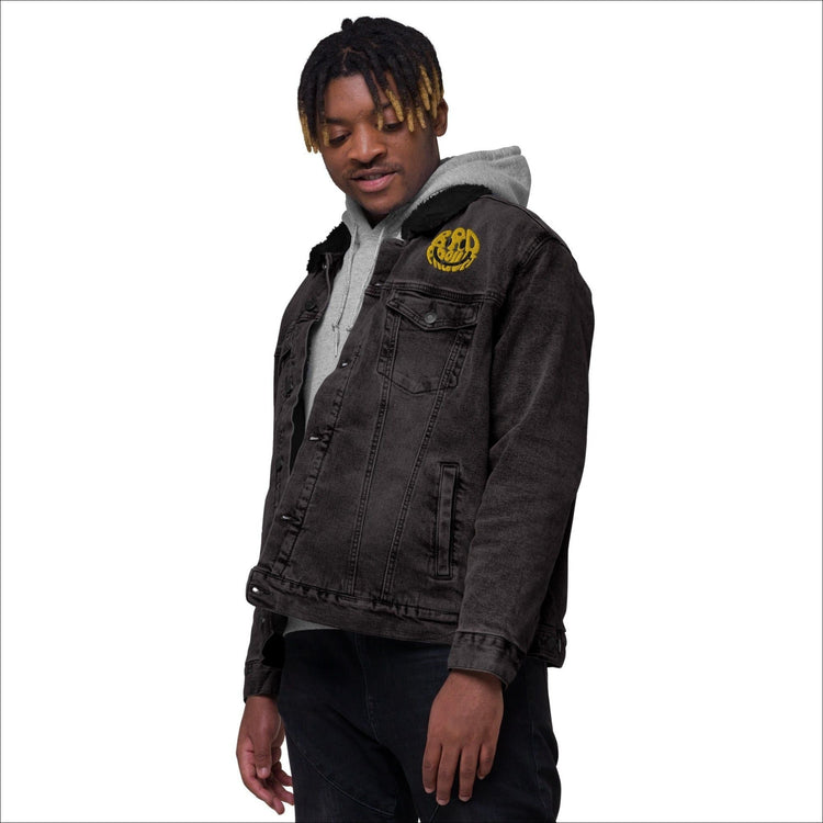 Smiley Denim Jacket - Premium Jacket from Bad Product - Just $63.60! Shop now at Bad Product 