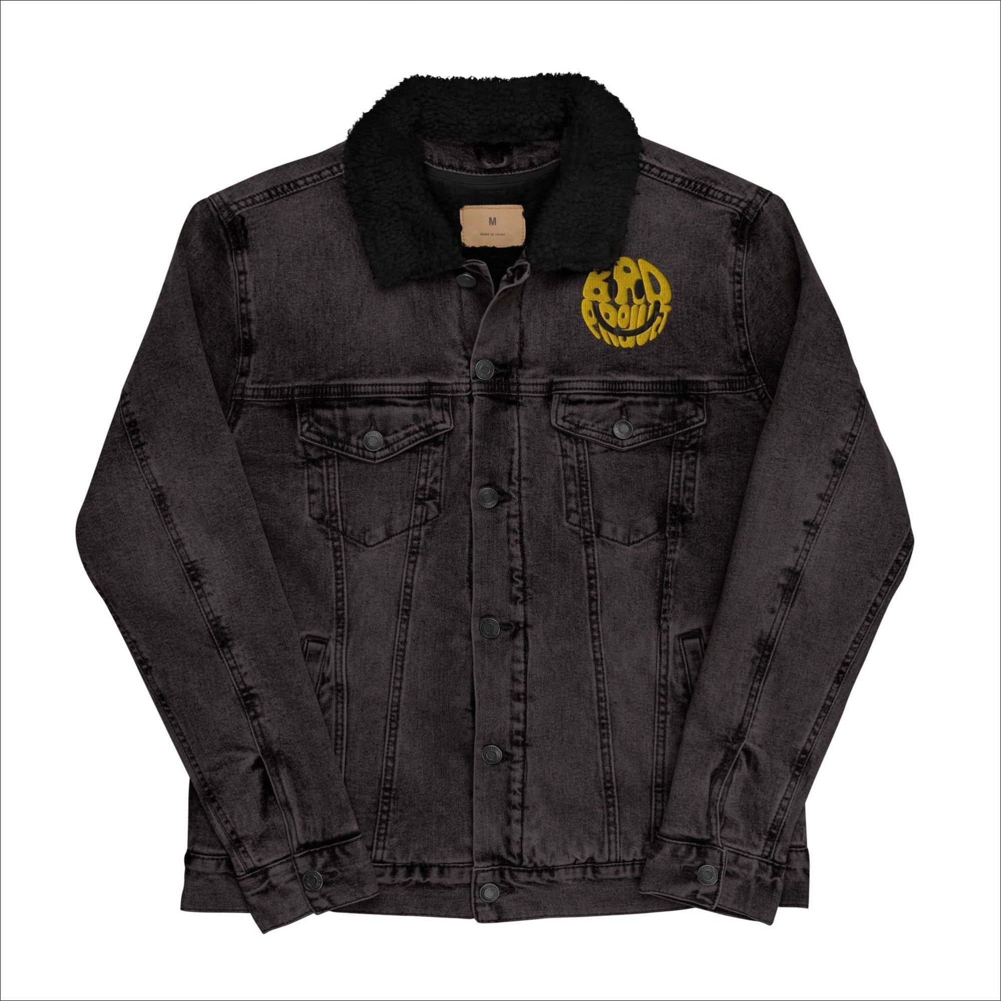 Smiley Denim Jacket - Premium Jacket from Bad Product - Just $63.60! Shop now at Bad Product 