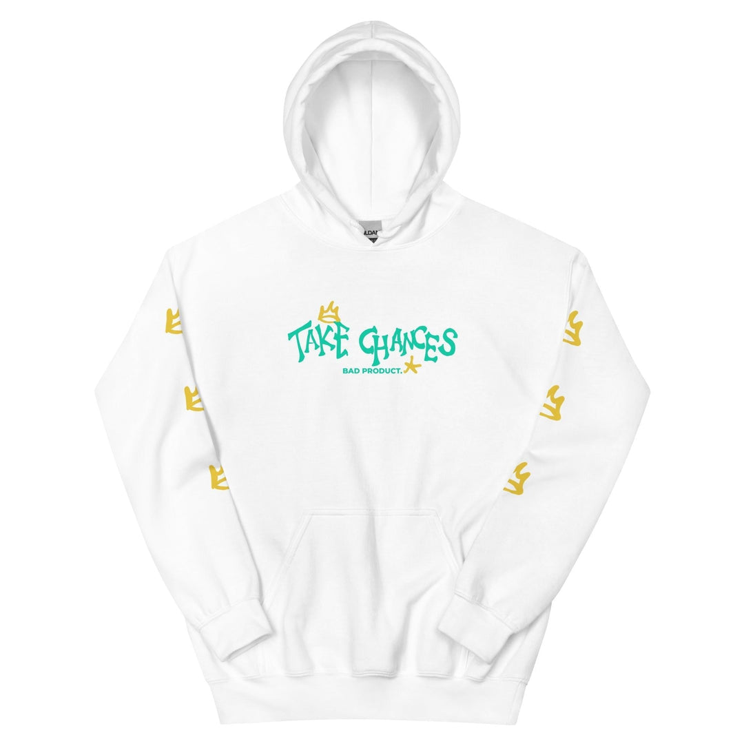 Take Chances Hoodie - White / S