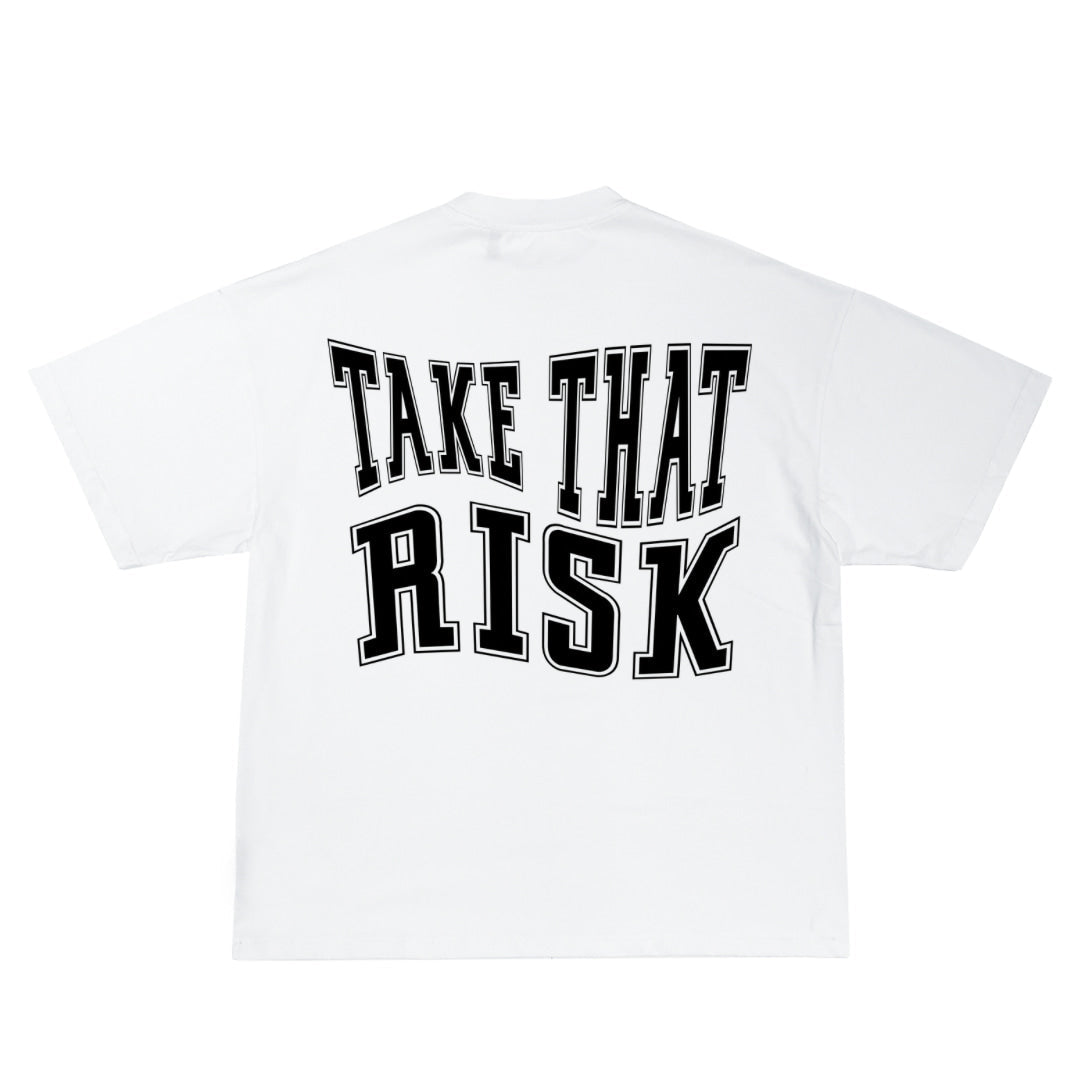 Take that Risk Tee - Premium T-Shirt from Bad Product - Just $28! Shop now at Bad Product 