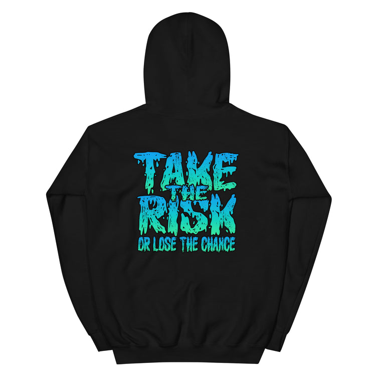 Take The Risk Hoodie - Premium Hoodie from Bad Product - Just $50! Shop now at Bad Product 