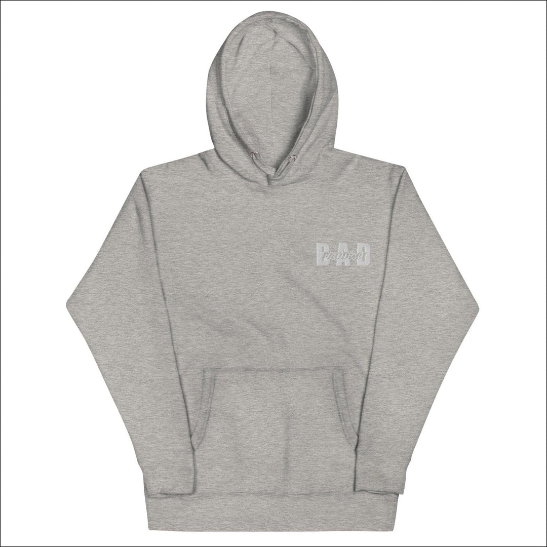 White Bold Bad Hoodie - Light Gray / S - Hoodies