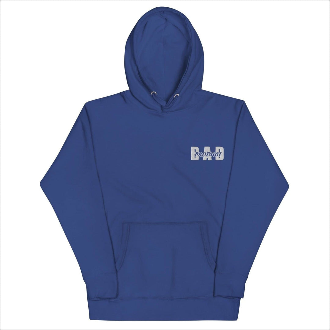 White Bold Bad Hoodie - Royal Blue / S - Hoodies